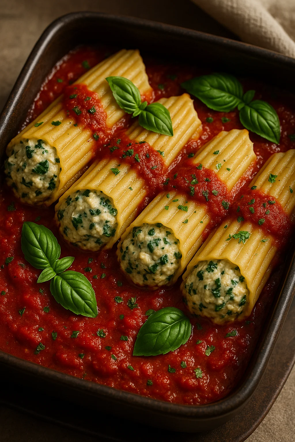 Vegan Manicotti