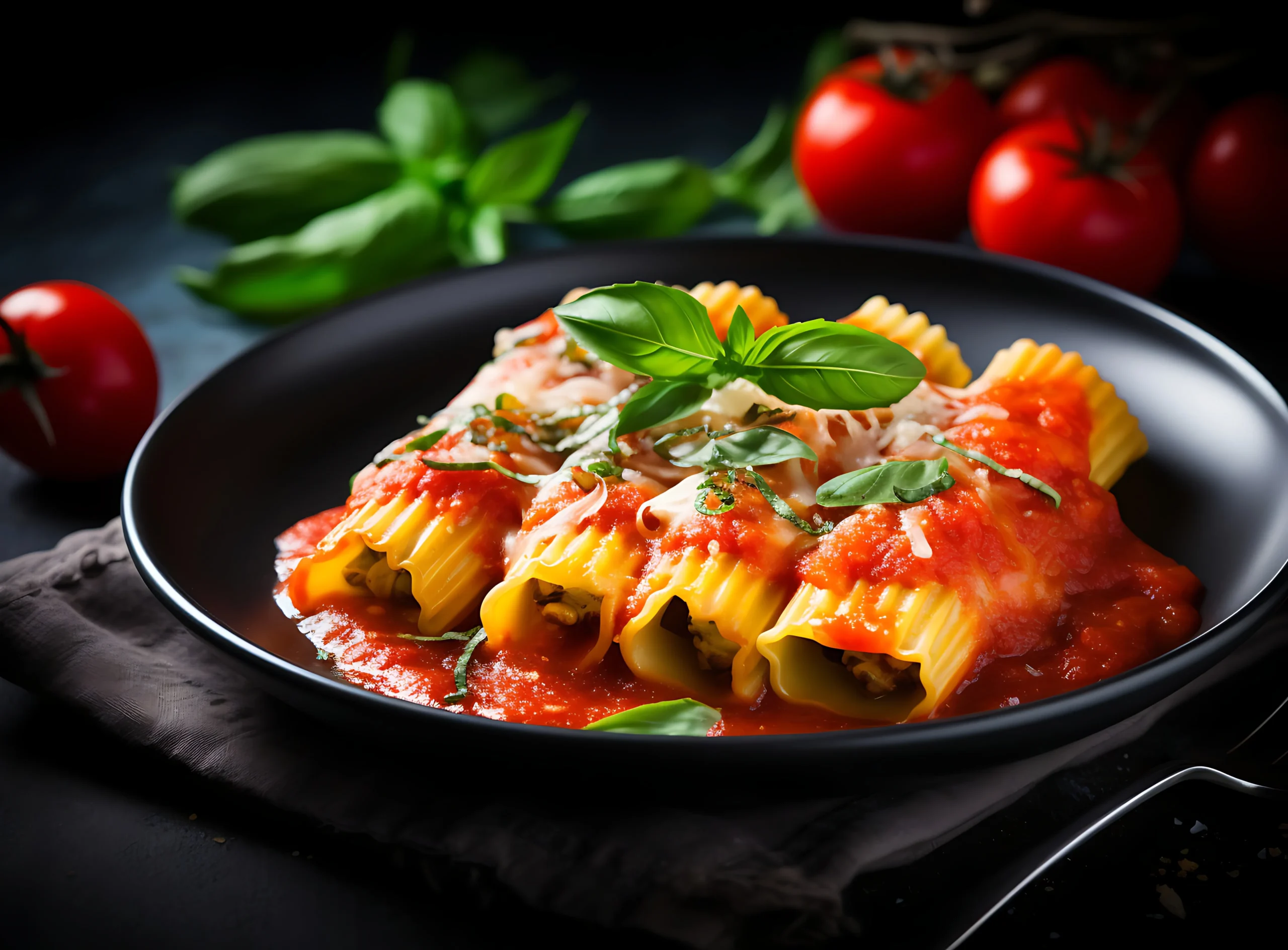Vegetarian Manicotti